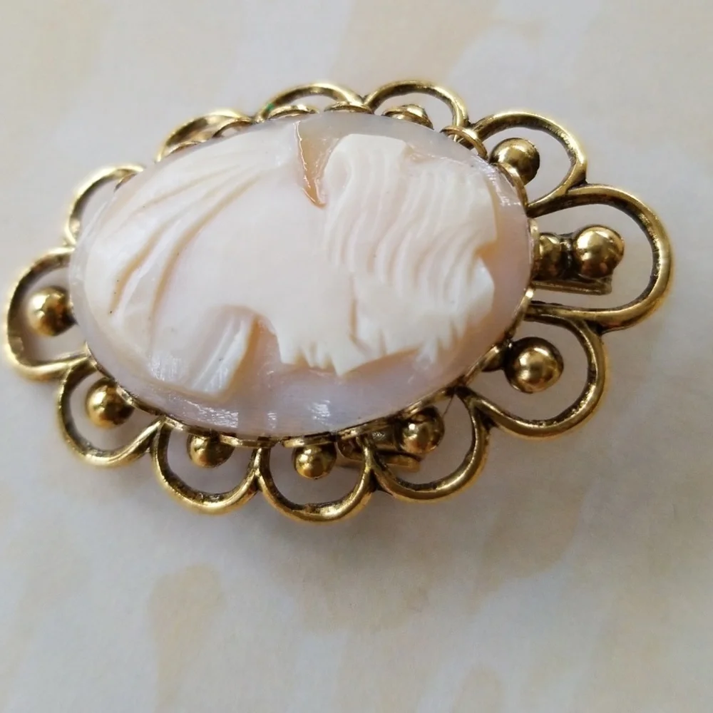 Vintage Cameo Brooch